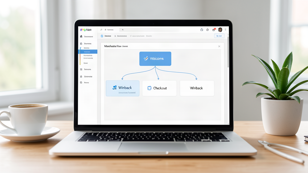 Email marketing automation flows — welcome, abandoned cart, post-purchase, win-back